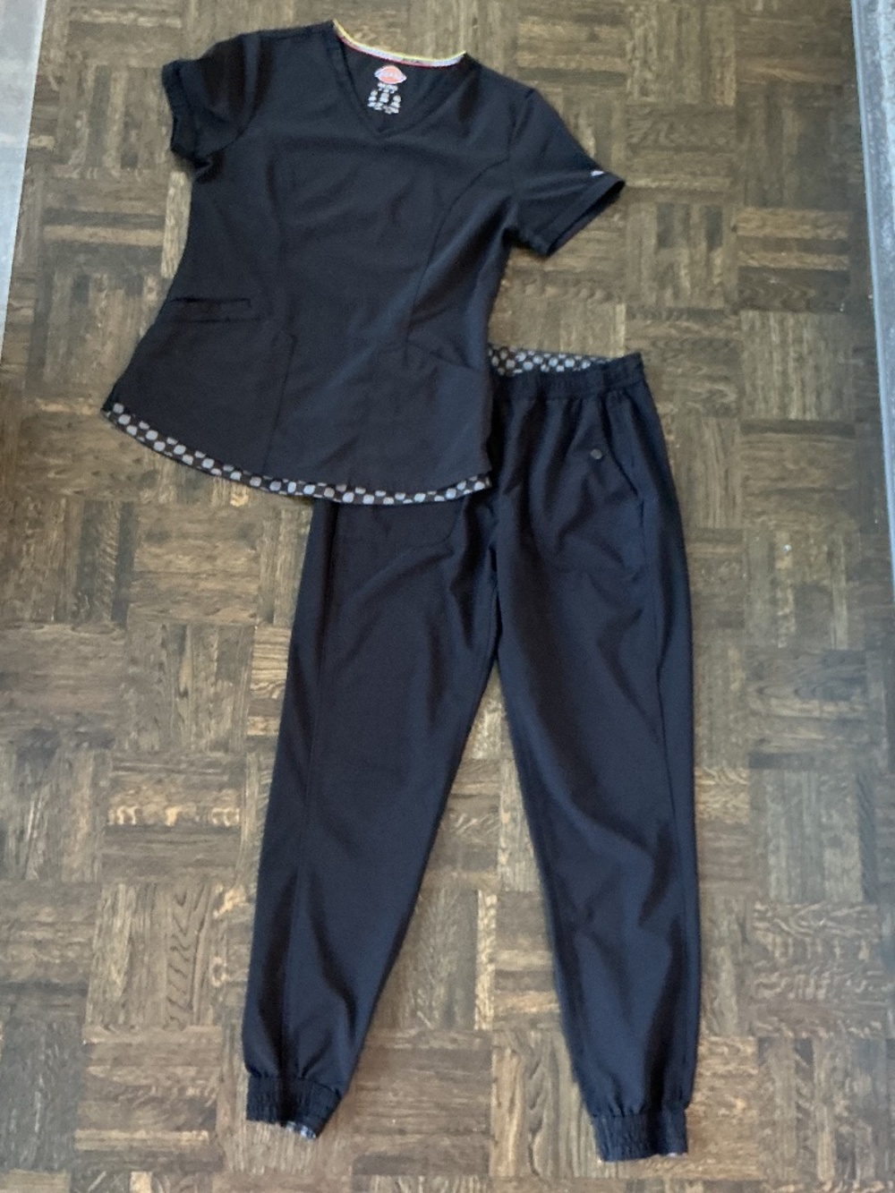 Dickies Retro Collection Black Scrub Set